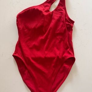 Shade & Shore Vibrant Red Swimwear